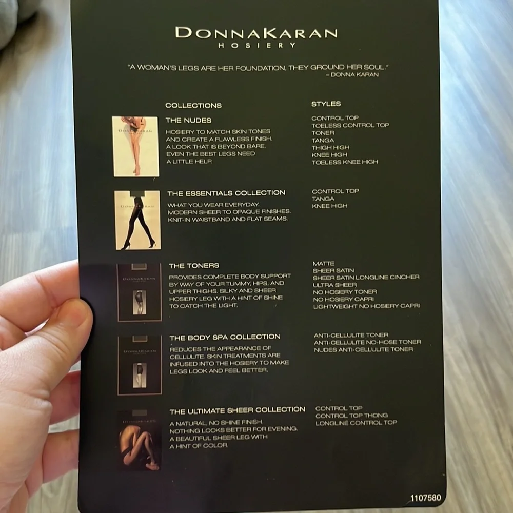 Donna Karan New York The Nudes Hosiery Tights Pantyhose - Picture 5 of 5